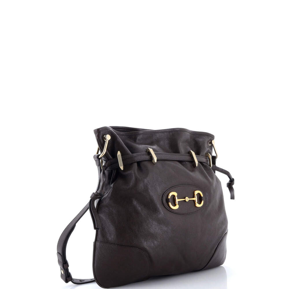 Gucci Horsebit Messenger Bag Leather #257148G11B - Picture 2 of 6
